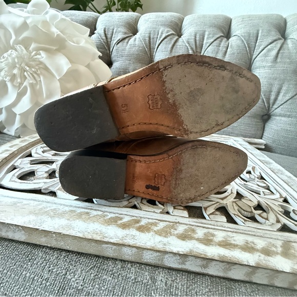 Seychell Brown Leather Lace Up Boots Women’s 5.5 - Picture 10 of 10